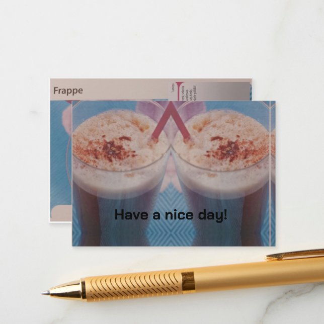 Have a nice day -card enclosure card (Front/Back In Situ)