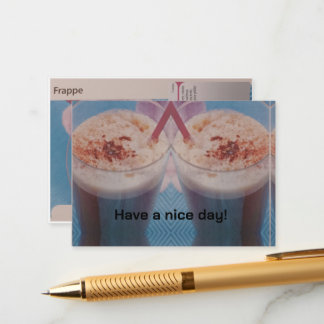 Have a nice day -card enclosure card