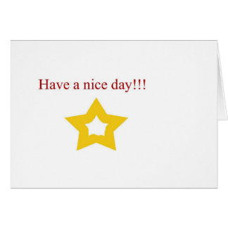 Have a nice day cards