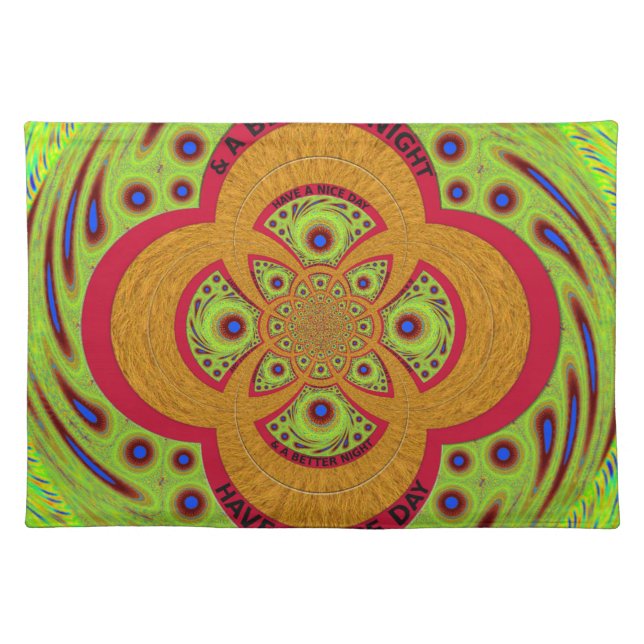 Have a Nice Day Cloth Placemat (Front)