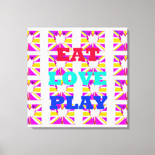 Have a Nice Day Get a Pop of Fun Love & Platy-tude Canvas Print