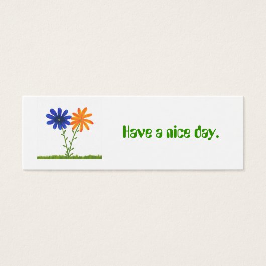 Have a nice day, gift, give away cards (Front)