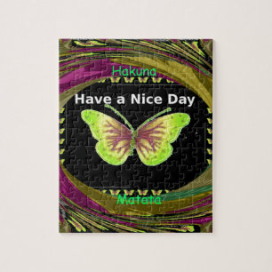 Have a Nice Day Hakuna Matata Text.png Jigsaw Puzzle