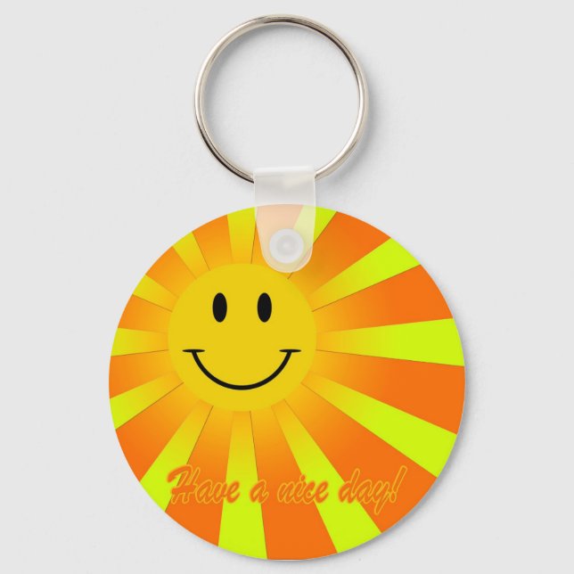 Have a nice day! keychain (Front)