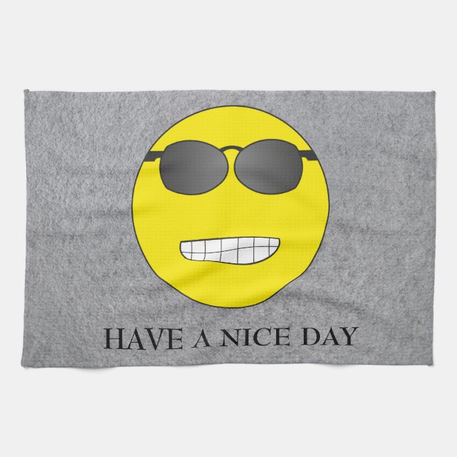Have a nice day kitchen towel (Horizontal)