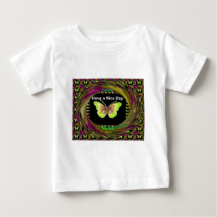 Have a Nice Day: Lovely infinity butterflies art  Baby T-Shirt