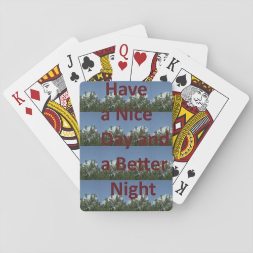 Have a nice daypng playing cards