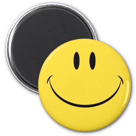 Have A Nice Day Retro Face Magnet