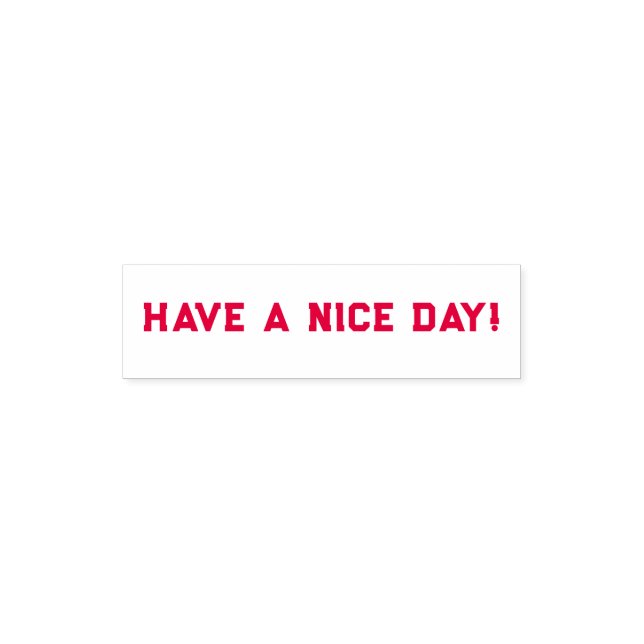 Have a Nice Day Self-inking Stamp (Design)