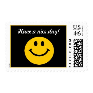Have a nice day Smiley Stamp