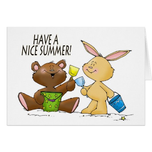 have a nice summer card (Front Horizontal)