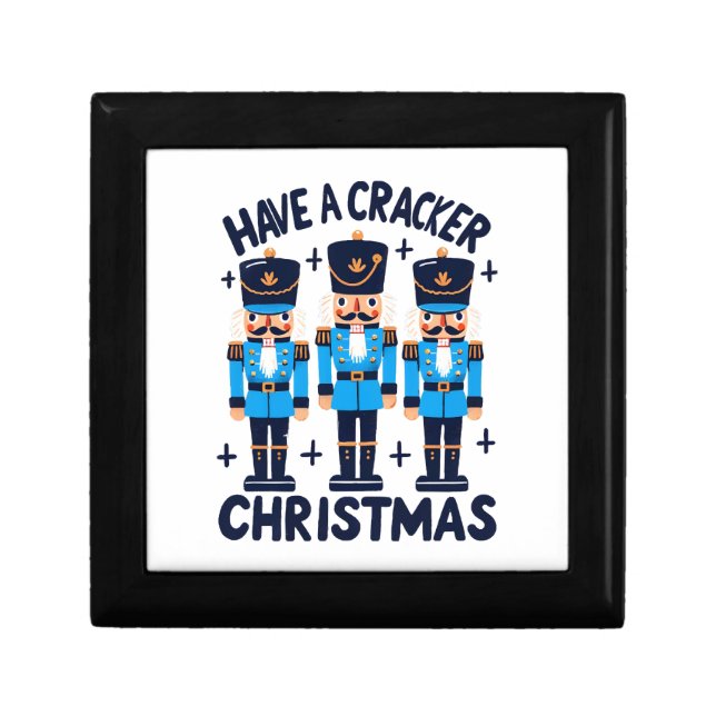 Have a nutcracker christmas gift box (Front)