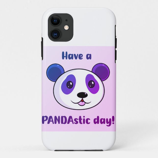 Have a Pandastic Day | Cute Panda Phone Case (Back)