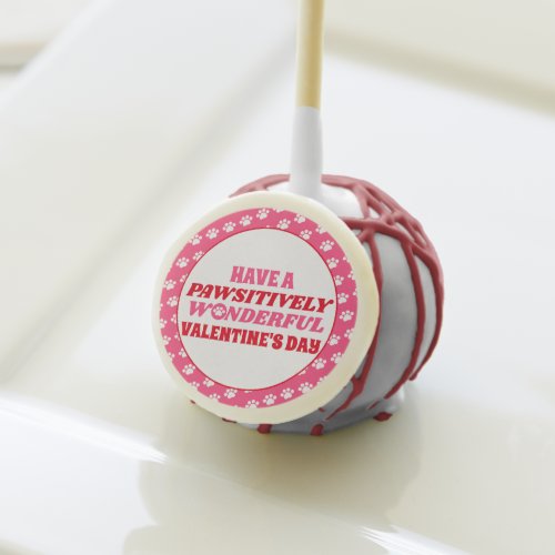 Have a Pawsitively Wonderful Valentines Day Cake Pops