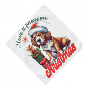 Have A Pawsome Christmas - Pet Bandana