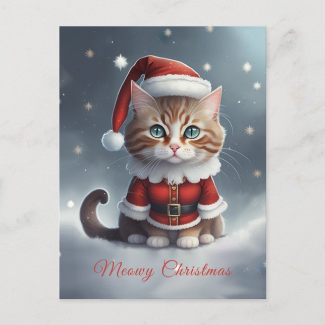 Have a perfect christmas ~ Meow ^-^  Postcard (Front)