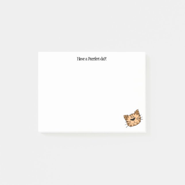 Have a Purrfect Day! Post-it Notes (Front)