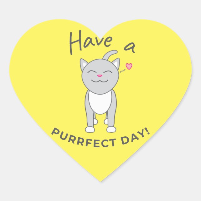 Have a Purrfect Day Sticker (Front)