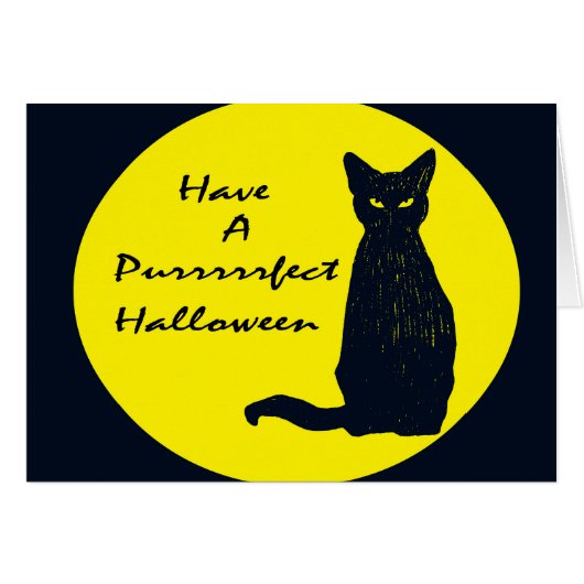Have a PURRfect Halloween! Cards (Front Horizontal)