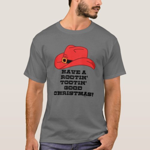 Have A Rootin Tootin Good Christmas Funny Cowboy T_Shirt