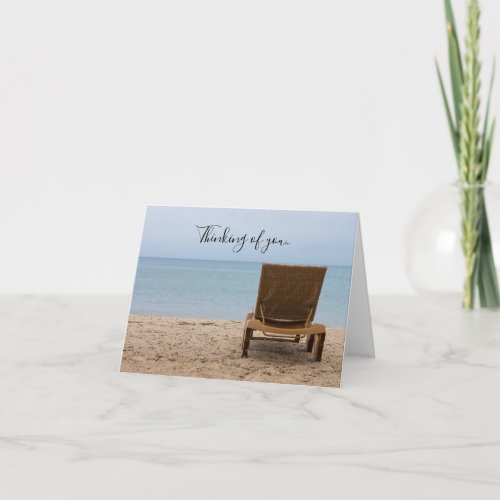 Have A Seat Thinking Of You Card