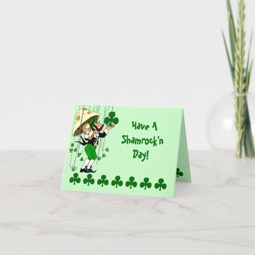 Have A Shamrockn Day Card Happy St Patricks