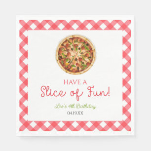 Have A Slice of Fun! Pizza Birthday Party Napkins