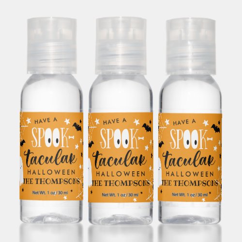 Have A Spooktacular Halloween Favor Hand Sanitizer