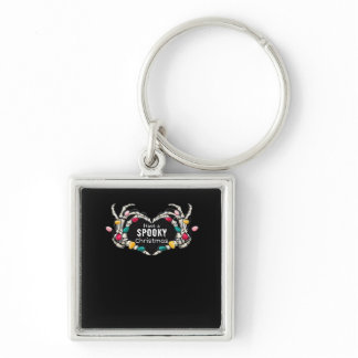 Have A Spooky Christmas Classic - Skeleton Hand He Keychain