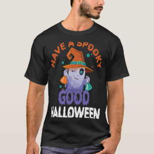 Have a spooky good halloween for a cute ghost fan T-Shirt