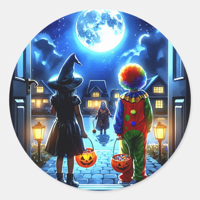 Have a Spooky Halloween  Classic Round Sticker (Front)