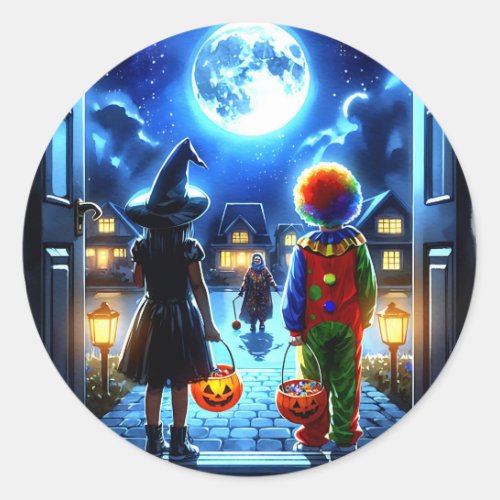 Have a Spooky Halloween  Classic Round Sticker