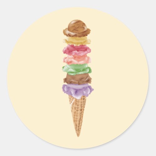 Have A Sweet Birthday Classic Round Sticker