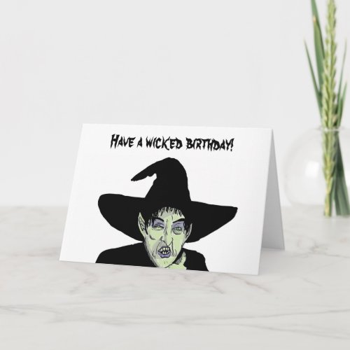 Have a totally wicked birthday card