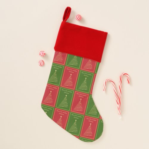 Have a Tree_mendous Christmas Stocking