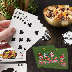 HAVE A VERY MERRY CHRISTMAS                        POKER CARDS