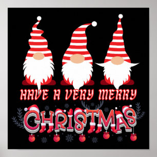 HAVE A VERY MERRY CHRISTMAS POSTER