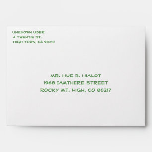 Have a Very Merry MaryWanna Christmas Personalized Envelope