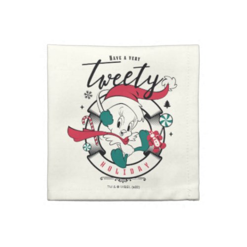 Have A Very TWEETY Holiday Cloth Napkin