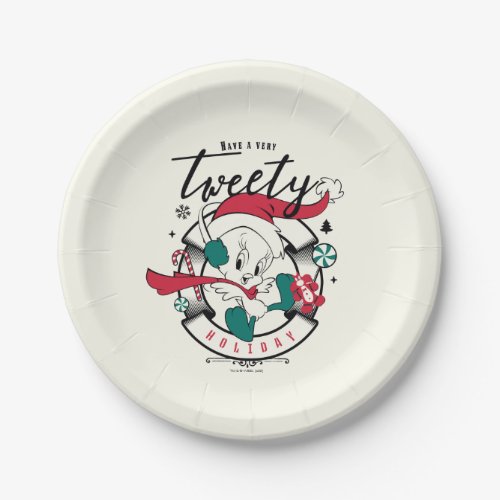 Have A Very TWEETY Holiday Paper Plates