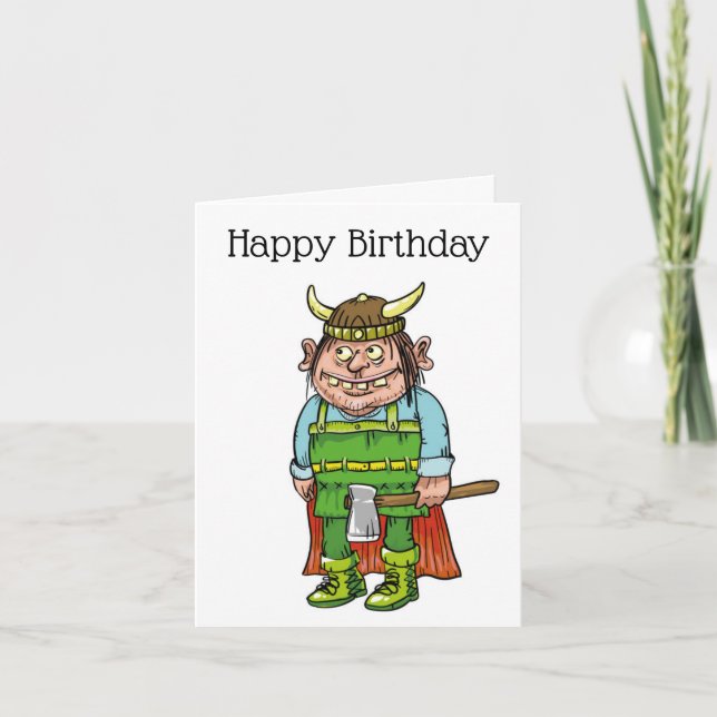 Have a very viking birthday card (Front)