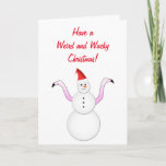 [ Thumbnail: Have a Weird and Wacky Christmas! Card ]