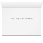 Have a wonderful Day-Spanish language (Inside Horizontal (Bottom))