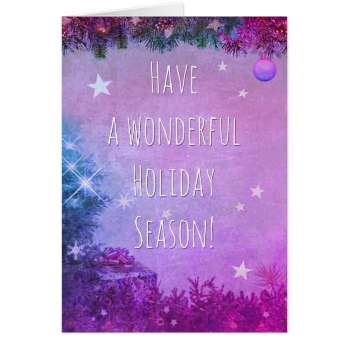 Have A Wonderful Holiday