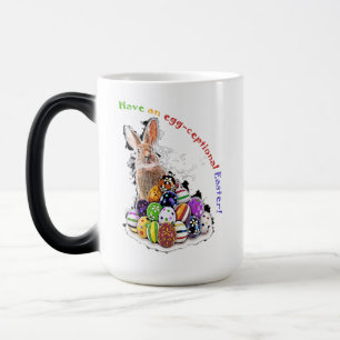 Have an egg-ceptional Easter! Easter Bunny Eggs Color Morph Mug