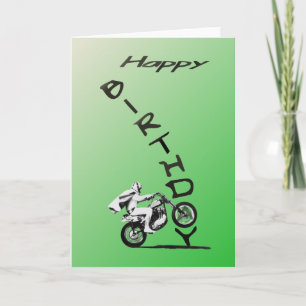 HAVE AN EVEL BIRTHDAY.green. Card