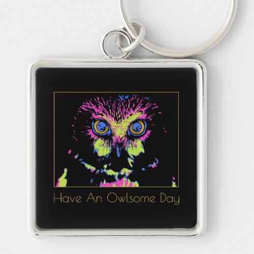 Have An Owlsome Day Keychain