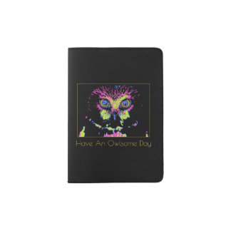 Have An Owlsome Day Passport Holder