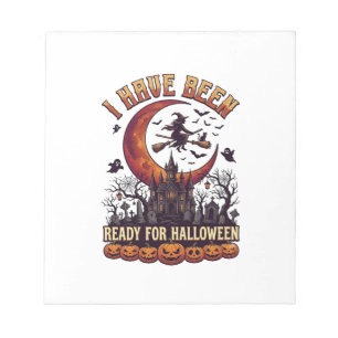 Have Been Ready Halloween Witch Castle Moon_1 Notepad