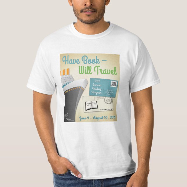 Have Book - Will Travel T-shirt (Front)